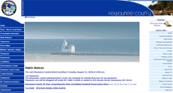 Desktop Screenshot of kewauneeco.org