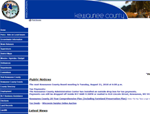 Tablet Screenshot of kewauneeco.org